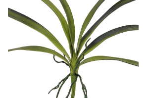 EUROPALMS Orchideenblatt (EVA), künstlich, grün, 45cm