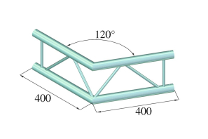 ALUTRUSS DECOLOCK DQ2-PAC22V 2-Weg Ecke 120°