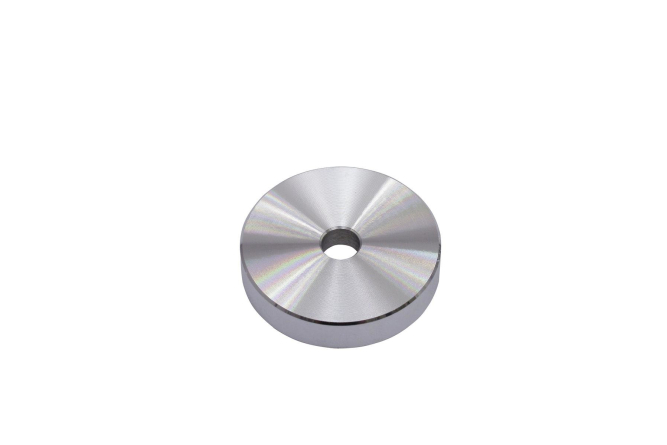 OMNITRONIC Puck Single-Mittelstück Aluminium silber