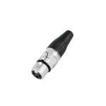 HICON XLR-Buchse 3-polig HI-X3CF-V nickelfarben