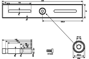 EUROLITE TAH-52 Traversenadapter mit Zapfen