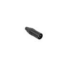 NEUTRIK XLR-Stecker 3-polig NC3MXX-BAG Schwarz