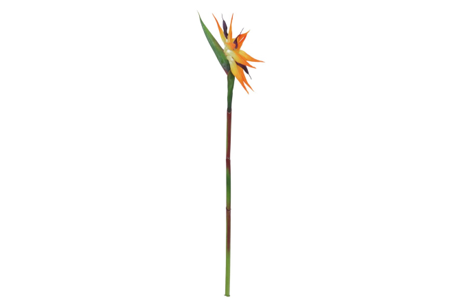 EUROPALMS Paradiesvogel-Blume, Kunstpflanze, orange, 95cm