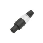 OMNITRONIC Speaker-Kabelstecker 2-polig mit Schraubklemme