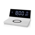 Digitaler Wecker mit Qi-Ladestation & USB –...