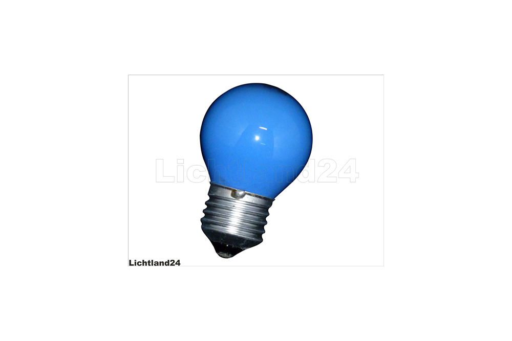 E27 - farbige Tropfen Glühlampen 15 Watt blau - Dein Shop für Leuchtm, €  0,70