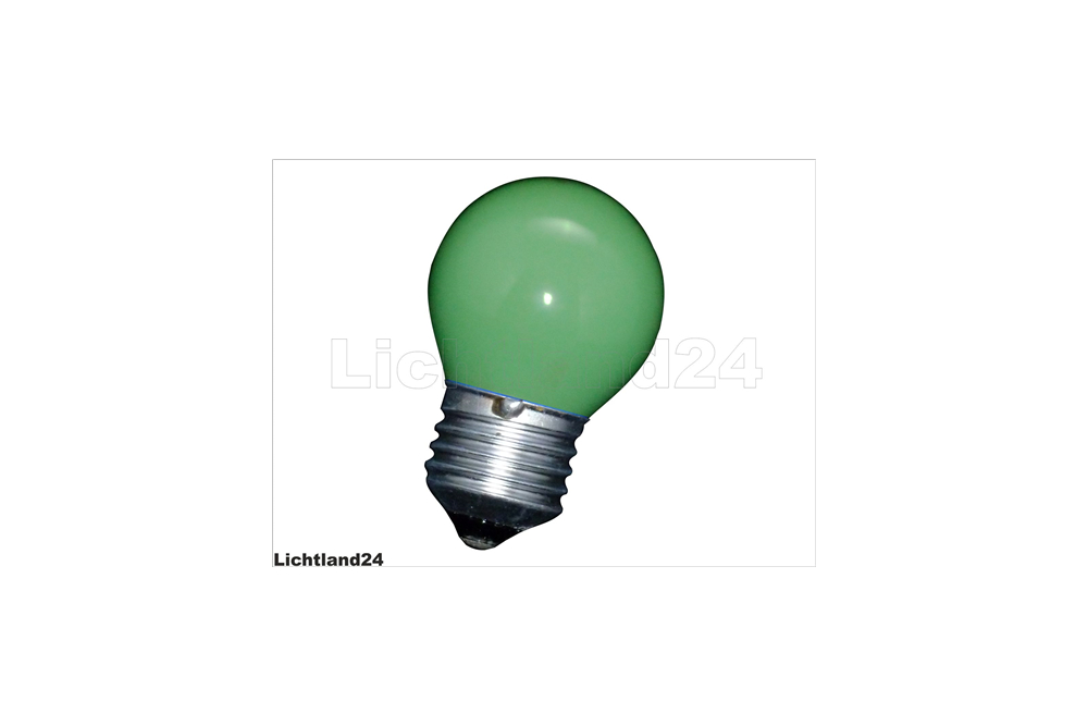 E27 - farbige Tropfen Glühlampen 25 Watt grün - Dein Shop für