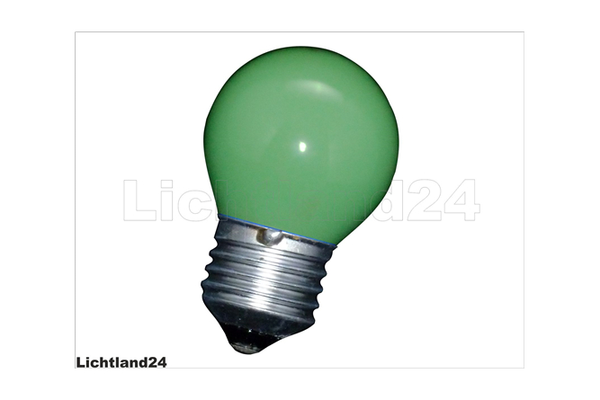 E27 - farbige Tropfen Glühlampen 25 Watt grün