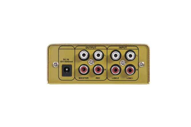 OMNITRONIC GNOME-202 Mini-Mixer gold