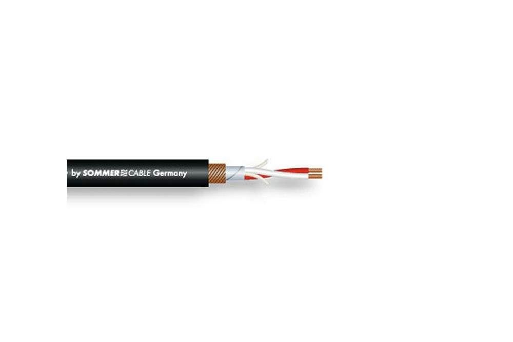 SOMMER CABLE DMX Kabel 2x0,34 100m sw BINARY FRNC