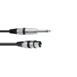 OMNITRONIC Adapterkabel XLR (F) auf 6,3 mm Klinke mono 2...