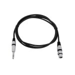 OMNITRONIC Adapterkabel XLR weiblich auf 6,3 mm Klinke...