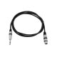 OMNITRONIC Adapterkabel XLR weiblich auf 6,3 mm Klinke stereo 2 m schwarz