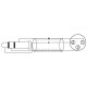 OMNITRONIC Adapterkabel XLR weiblich auf 6,3 mm Klinke stereo 2 m schwarz