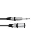OMNITRONIC Adapterkabel XLR (M) auf 6,3 mm Klinke stereo...