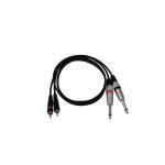 OMNITRONIC Adapterkabel 2xKlinke/2xCinch 1m sw