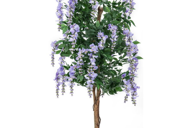 EUROPALMS Goldregenbaum, Kunstpflanze, violett, 150cm