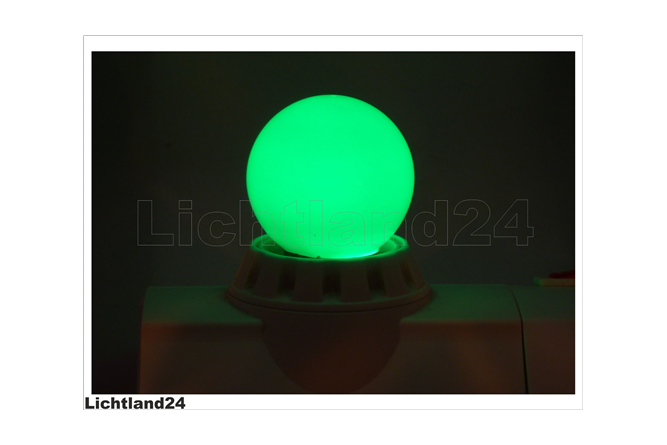 E27 - 1,0 Watt LED Color Ball - bunte Tropfenlampe -...