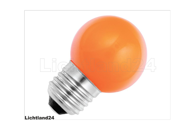 E27 - 1,0 Watt LED Color Ball - bunte Tropfenlampe -...