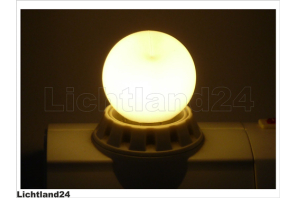 E27 - 1,5 Watt LED Color Ball - bunte Tropfenlampe - WEISS (verglb. 15W)