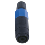 DAP Lautsprecher Stecker 4-polig female, blaue Kappe