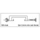 DAP - XGA04 - Adapter RCA Stecker auf 3,5 mm Klinke