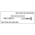 DAP - XGA08 - Mini-Klinke Adapter 3,5 mm Stecker auf...