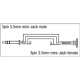 DAP - XGA08 - Mini-Klinke Adapter 3,5 mm Stecker auf Buchse 90° gewinkelt