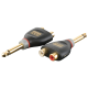 DAP - XGA19 - Adapter 6,3mm Klinke Mono auf 2x Cinch