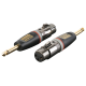 DAP - XGA23 - Adapter XLR 3P female auf 6,3 mm Klinke mono