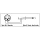 DAP - XGA23 - Adapter XLR 3P female auf 6,3 mm Klinke mono