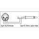 DAP - XGA23 - Adapter XLR 3P female auf 6,3 mm Klinke mono