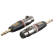 DAP - XGA24 - Adapter XLR (w) auf 6,3 mm Klinke (m) Stereo
