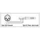 DAP - XGA24 - Adapter XLR (w) auf 6,3 mm Klinke (m) Stereo