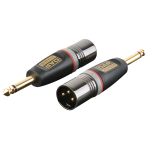 DAP - XGA27 - Adapter XLR male auf 6,3 mm Klinke Mono