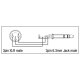 DAP - XGA28 - Adapter XLR male auf 6,3 mm Klinke stereo