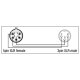 DAP - XGA30 - Adapter XLR 5P (w) auf XLR 3P (m)