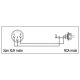 DAP - XGA32 - Adapter 3P XLR male auf Cinch male
