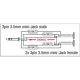 DAP - XGA44 - Adapter Mini-Klinke St. auf 2x Mini-Klinke m. 2 x 10 kOhm Widerst.