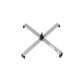 EUROLITE FS-2 Floorstand, Stahl, silber