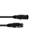 EUROLITE DMX Kabel XLR 3pol 3m sw