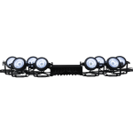 Showtec Titan Strobe FLEX FX Set: 8x 100W LED Stroboskop...