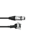 PSSO Patch Kabel XLR(F)/XLR(M) EB 1m sw