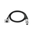 PSSO Patch Kabel XLR(F)/XLR(M) EB 1m sw
