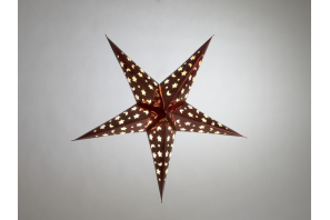 EUROPALMS Stern Laterne, Papier, rot, 50 cm