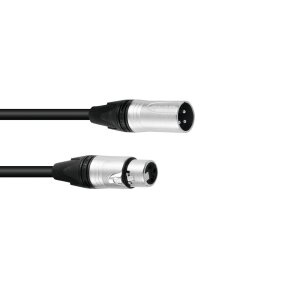 PSSO Lautsprecherkabel XLR 2x2,5 mm² 3 m schwarz