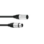 PSSO Lautsprecherkabel XLR 2x2,5 mm² 3 m schwarz