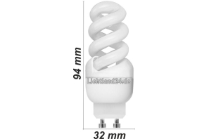 GU10 - Mini-Spirale 7 Watt Energiesparlampe