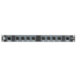 Showgear DS-24M/3 DMX Rack Splitter 8x XLR auf 2x RJ45