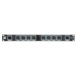 Showgear DS-24F/5 DMX Rack Splitter 8x XLR auf 2x RJ45